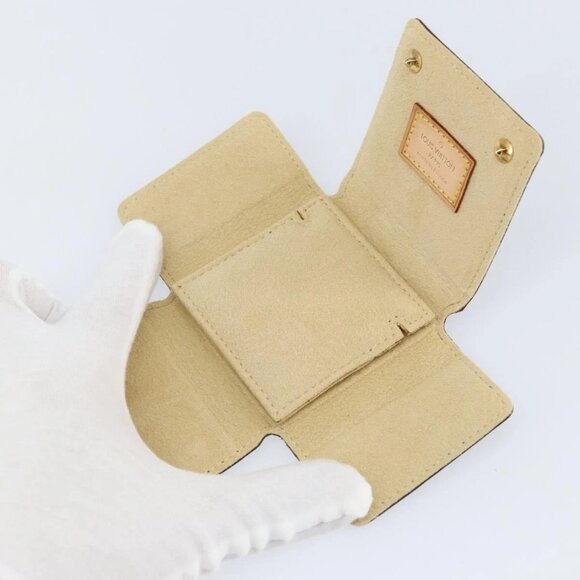 LOUIS VUITTON Monogram Jewelry case Jewelry Box LV Auth 128535 - Picture 11 of 15